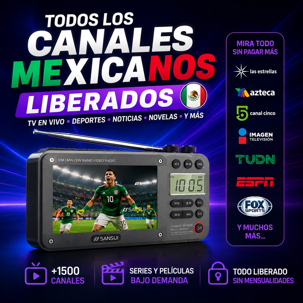 Max TV Bluetooth IMENSO 54